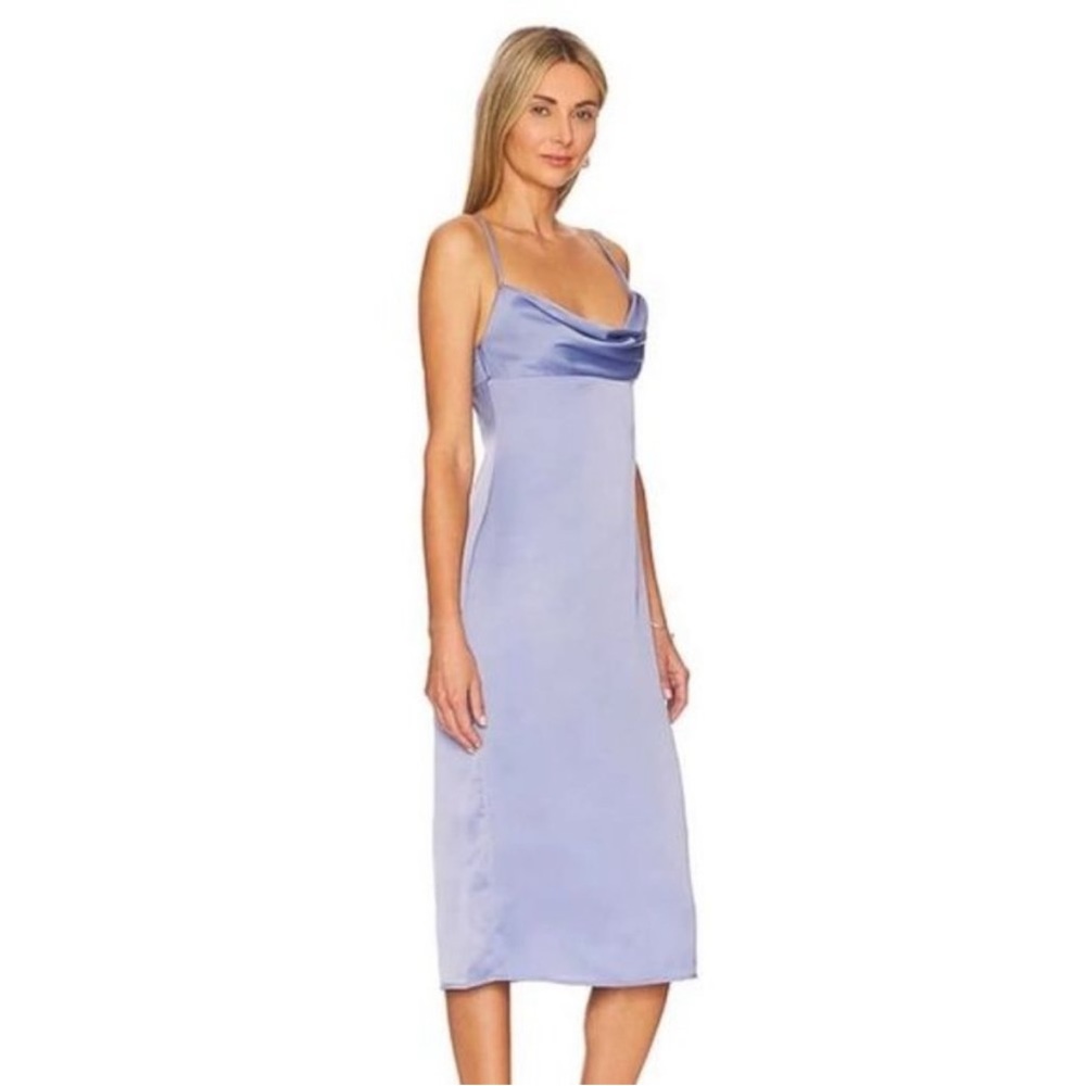 NWT! WeWoreWhat - Cowl Midi Dress - Slate Blue - Size 4